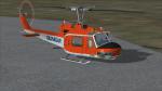 FSX/P3D Okanagan Helicopters CF-OKY_Milviz UH1C Redux_HD Textures